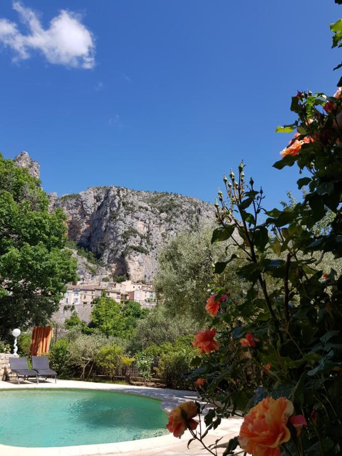 Bed and Breakfast Bastide Des Oliviers Moustiers-Sainte-Marie Exteriér fotografie